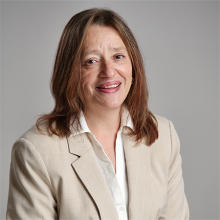 Headshot of Christine Badea, Assistant Vice President Client Management